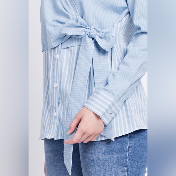 Blue linen top - Picture 8 of 8